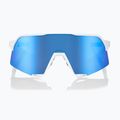 Occhiali da sole 100% S3 bianco opaco/azzurro specchiato multistrato 2