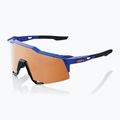 Occhiali da sole 100% Speedcraft blu cobalto lucido/rame specchiato