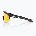 100% Speedcraft XS soft tact nero/rosso iperspecchio occhiali da sole multistrato 3