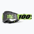 Occhiali da ciclismo 100% Accuri 2 OTG neon yellow/clear