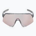 100% S3 occhiali da sole lucidi traslucidi grigio/oro rosa a specchio fotocromatico 6