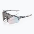 100% Speedcraft SL occhiali da sole lucidi grigio traslucido/oro rosa mirr fotochr 7