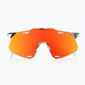 100% Occhiali da sole Hypercraft nero cromo/rosso iprico a specchio 2