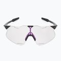 100% Hypercraft occhiali da sole nero lucido/fotocromatico a specchio viola 3