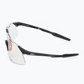 100% Hypercraft occhiali da sole nero lucido/fotocromatico a specchio viola 4