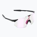 100% Hypercraft SQ occhiali da sole neri lucidi/fotocromatici a specchio viola