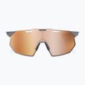 100% Hypercraft SQ occhiali da sole in grigio tattile morbido/rame specchiato 2