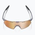 100% Hypercraft SQ occhiali da sole in grigio tattile morbido/rame specchiato 4
