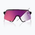 Occhiali da sole 100% S3 LE gloss black/purple flash mirror photochromic 4