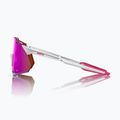Occhiali da sole 100% Hypercraft XS matte white/pink/hiper vital pink mirror 2