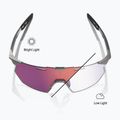 Occhiali da sole 100% Hypercraft SQ gloss light grey/rose gold mirror photochromic 3