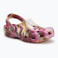 Crocs Classic Marbled Clog rosa elettrico/multi infradito 2