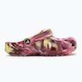 Crocs Classic Marbled Clog rosa elettrico/multi infradito 3