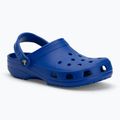 Crocs Classic infradito blu con bullone 2