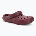 Crocs Classic Clog foderato infradito bordeaux
