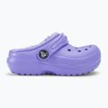 Crocs Classic Foderato digitale viola infradito per bambini 3