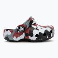 Crocs Classic Camo Clog Infradito bambino nero/rosso 3