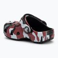 Crocs Classic Camo Clog Infradito bambino nero/rosso 4