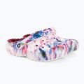 Crocs Classic foderato Tie Dye Clog donna bordeaux/multi infradito 5