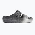 Crocs Classic Cozzzy Glitter Sandal nero/argento infradito 2