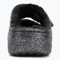 Crocs Classic Cozzzy Glitter Sandal nero/argento infradito 6