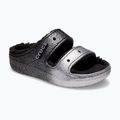 Crocs Classic Cozzzy Glitter Sandal nero/argento infradito