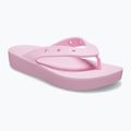 Infradito Crocs Classic Platform flamingo da donna 8