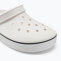 Crocs Crocband Clean Of Court Clog bianco da uomo 8