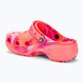 Infradito Crocs Classic Platform Marbled guava/multi da donna 4