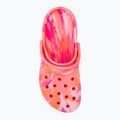 Infradito Crocs Classic Platform Marbled guava/multi da donna 6