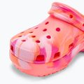 Infradito Crocs Classic Platform Marbled guava/multi da donna 8