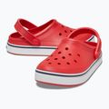 Infradito Crocs Crocband Clog T flame per bambini 11