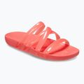 Infradito Crocs Splash Glossy Strappy da donna, anguria neon 8