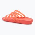 Infradito Crocs Splash Glossy Strappy da donna, anguria neon 3