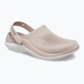 Ciabatte Crocs LiteRide 360 Clog rosa argilla/bianco da donna