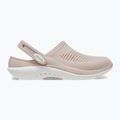Ciabatte Crocs LiteRide 360 Clog rosa argilla/bianco da donna 2