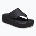 Infradito Crocs Brooklyn nero da donna 8