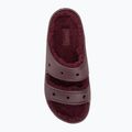 Crocs Classic Cozzzy infradito color ciliegia scuro 5