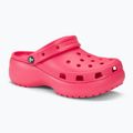 Ciabatte Crocs Classic Platform Clog da donna, iper rosa