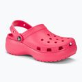 Ciabatte Crocs Classic Platform Clog da donna, iper rosa 2