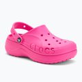 Crocs Baya Platform Clog infradito rosa elettrico 2