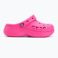 Crocs Baya Platform Clog infradito rosa elettrico 3