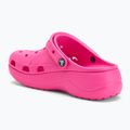 Crocs Baya Platform Clog infradito rosa elettrico 4
