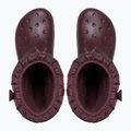 Stivali da neve Crocs Classic Neo Puff Luxe da donna, color ciliegia scuro 11