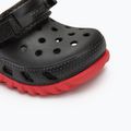 Crocs Duet Max II Clog Infradito per bambini nero/rosso 8