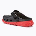 Infradito Crocs Duet Max II Clog nero/rosso scuro 4