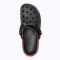 Infradito Crocs Duet Max II Clog nero/rosso scuro 6