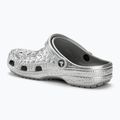 Crocs Classic Metallic Crocskin infradito argento 4
