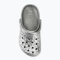 Crocs Classic Metallic Crocskin infradito argento 6