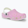 Infradito Crocs Classic Glow in the Dark con fenicottero per bambini 2